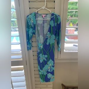Lilly Pulitzer faux wrap dress